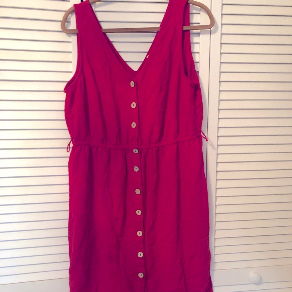Universal Thread - Red Linen Midi Dress